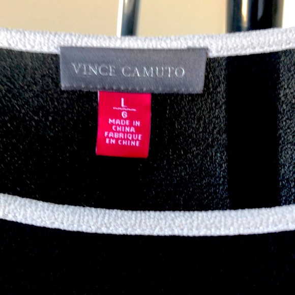 Light black top with white trim - Picture 3 of 4